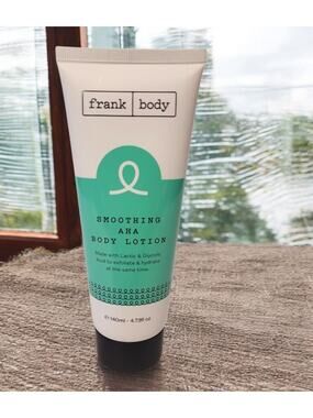 Frank Body Smoothing AHA Body Lotion - NEW - Exfoliate Hydrate Full SZ 4.73oz